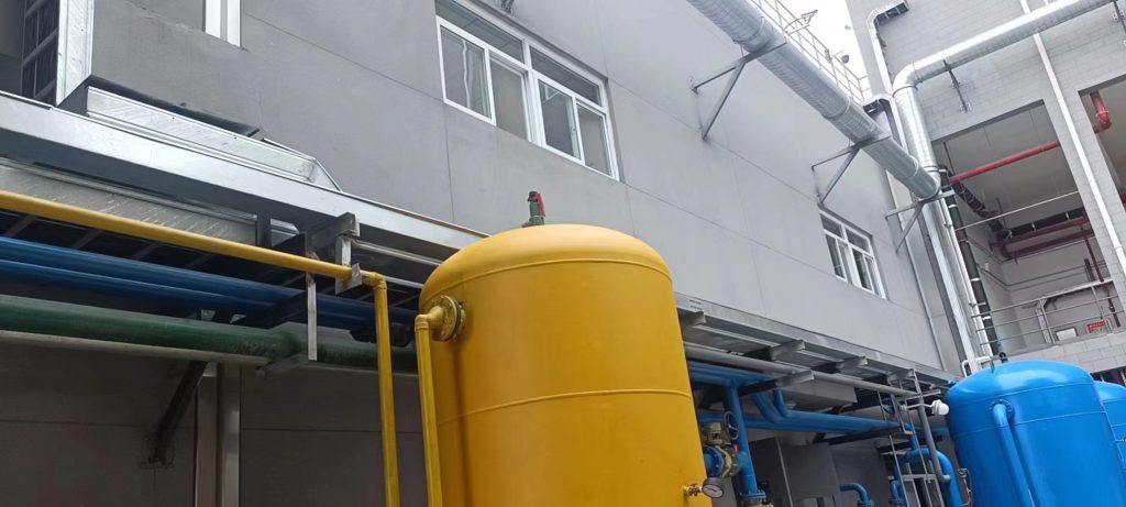 熱浸鋅橋架、大跨距橋架的應(yīng)用-河南開封固體廢棄物資源化項(xiàng)目