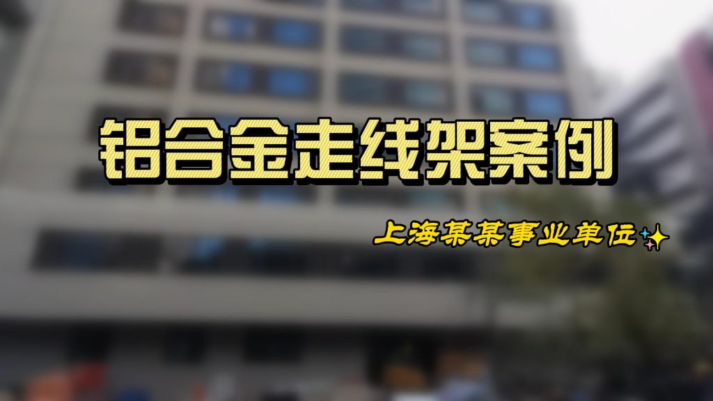 鳳圖布線鋁合金走線架案例分享 上海某事業(yè)單位機房